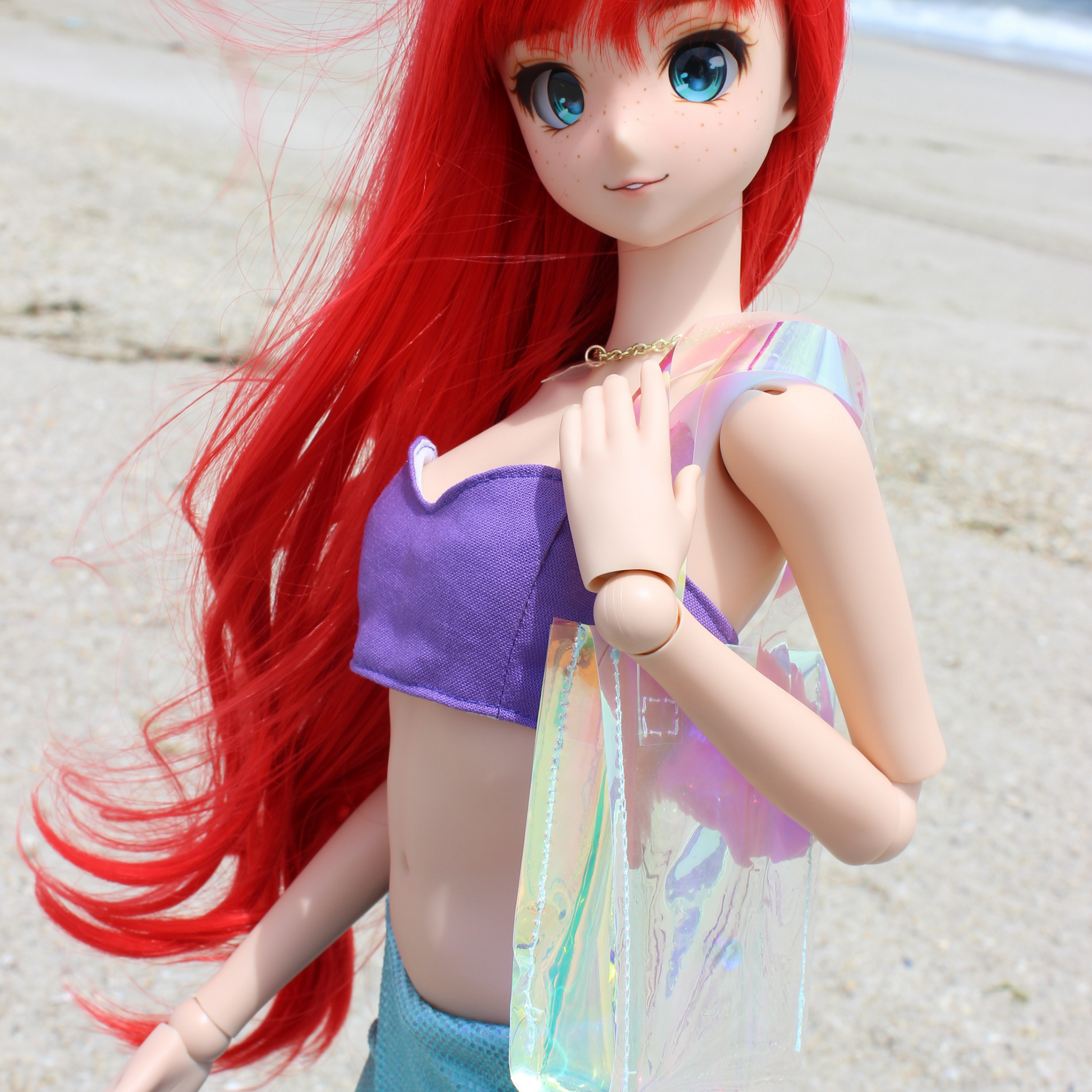 Mermaid Princessbound Iridescent Tote Bag and Clutch Set - The Doll Fairy