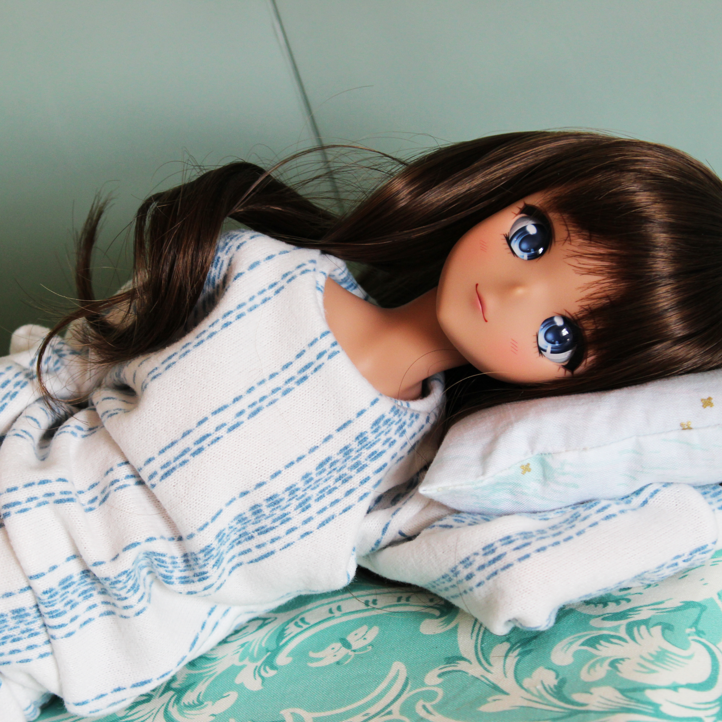 Raindrop Stripe Loungewear Set - The Doll Fairy