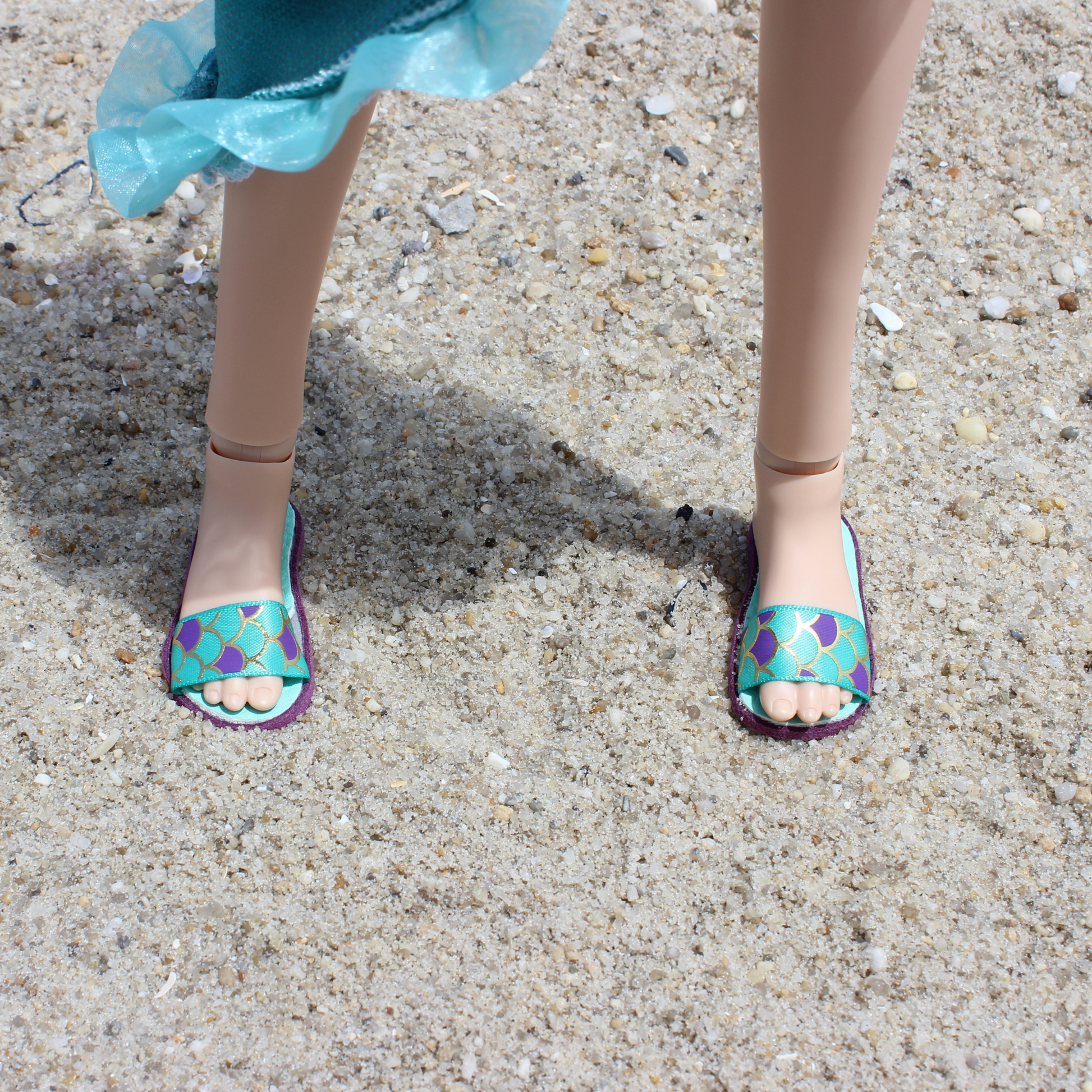 Mermaid Princessbound Flip-Flop Shoes - The Doll Fairy