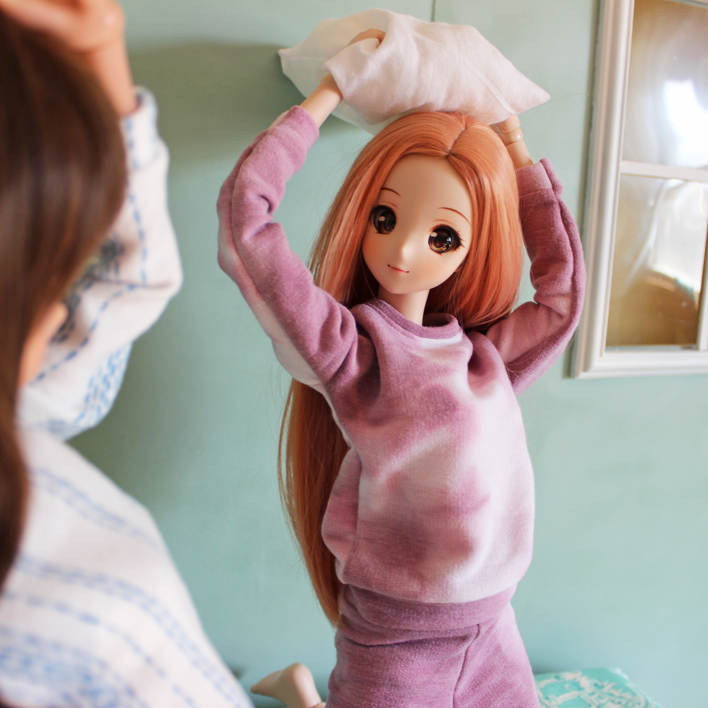 Raindrop Stripe Loungewear Set - The Doll Fairy