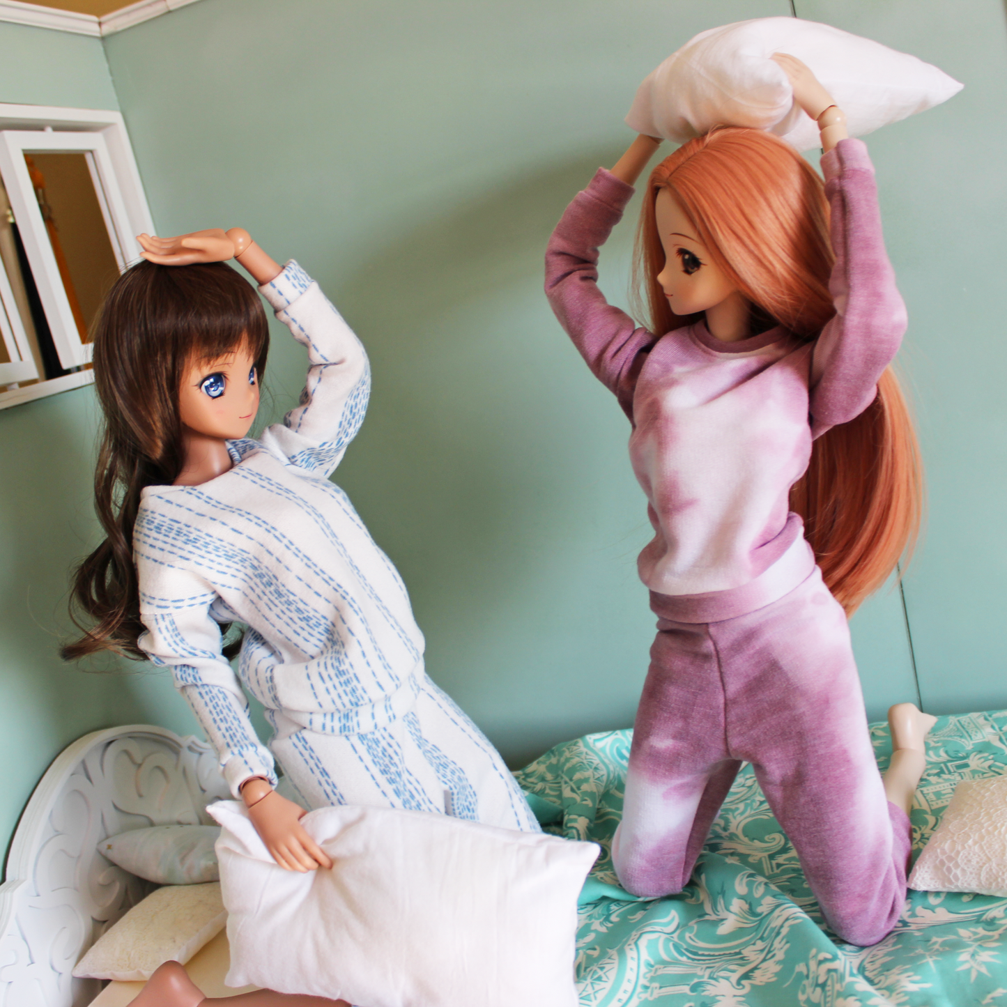 Purple Tie-Dye Loungewear Set - The Doll Fairy