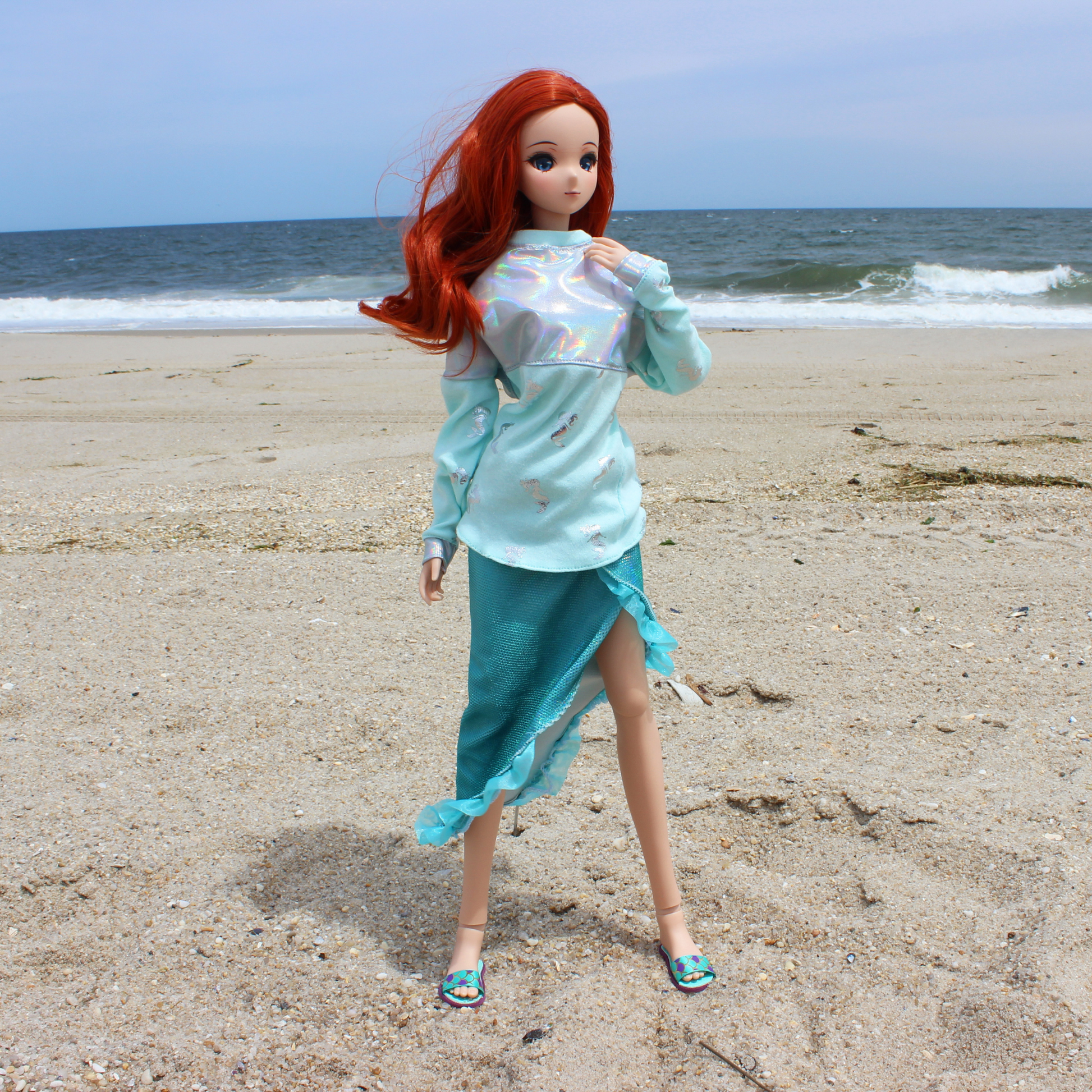 Mermaid Princessbound Holographic Hype Jersey - The Doll Fairy