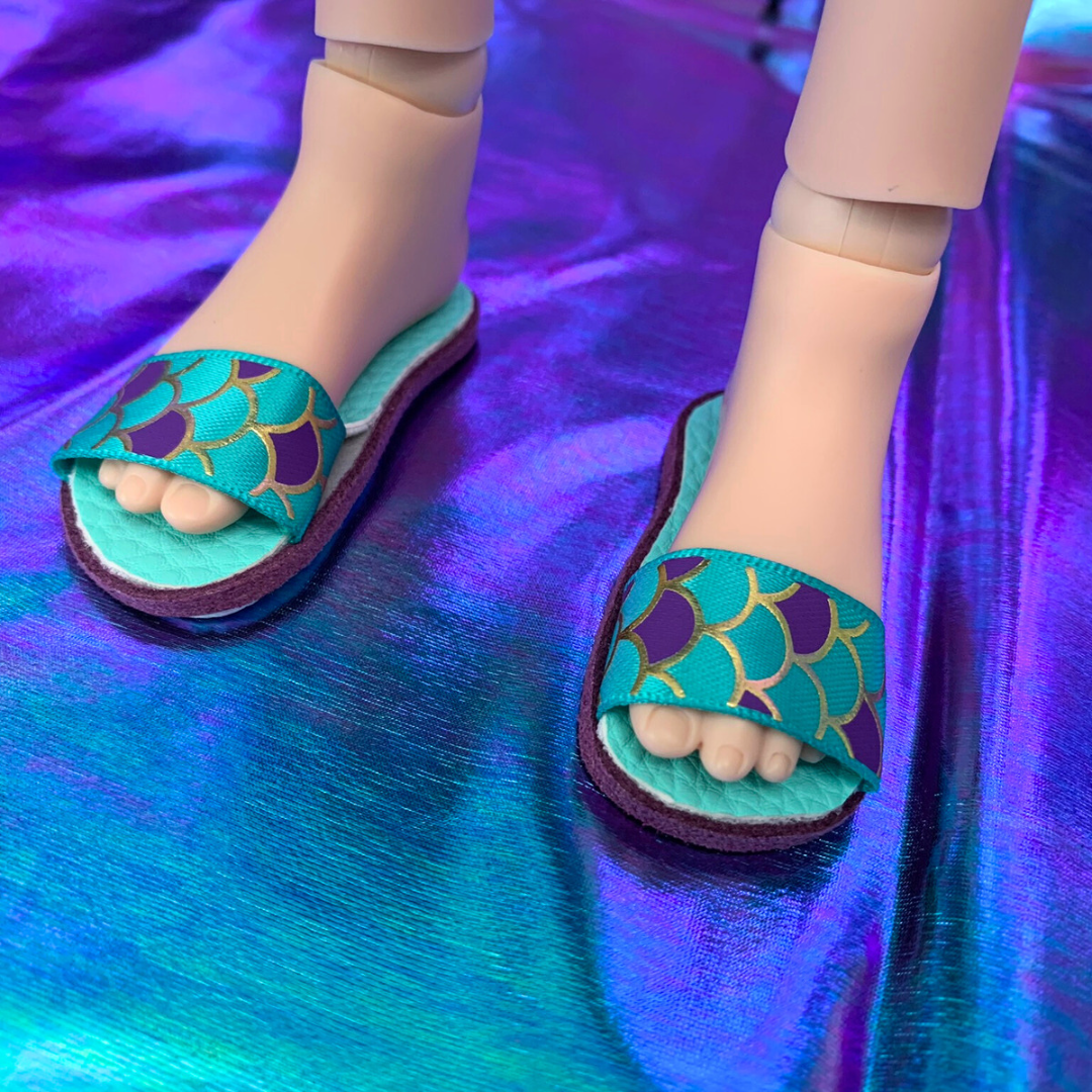 Mermaid Princessbound Flip-Flop Shoes - The Doll Fairy