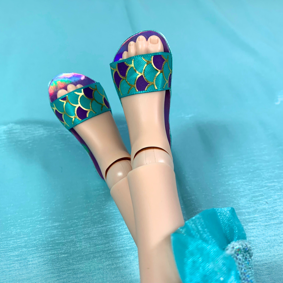 Mermaid Princessbound Flip-Flop Shoes - The Doll Fairy