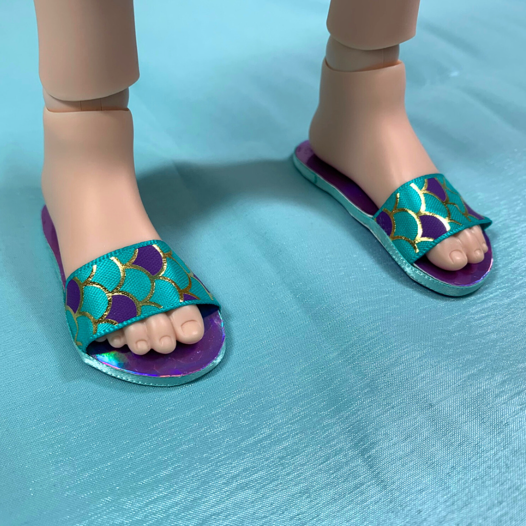 Mermaid Princessbound Flip-Flop Shoes - The Doll Fairy