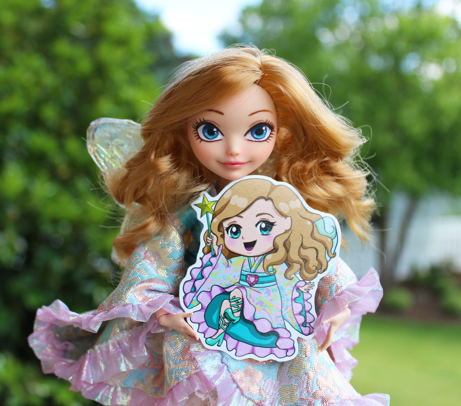 Doll Fairy Chibi Vinyl Sticker - The Doll Fairy