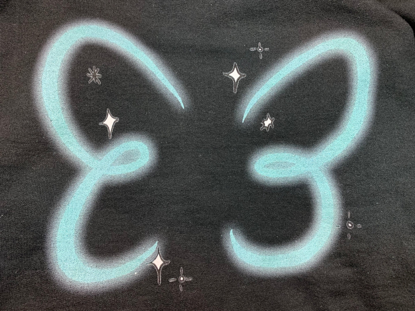 Doll Fairy Wings Unisex Hooded Sweatshirt (Black) - The Doll Fairy