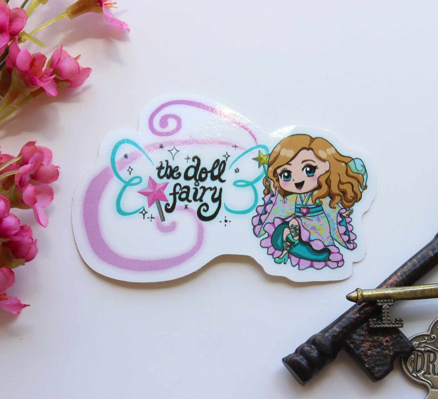 Doll Fairy Logo Vinyl Sticker - The Doll Fairy