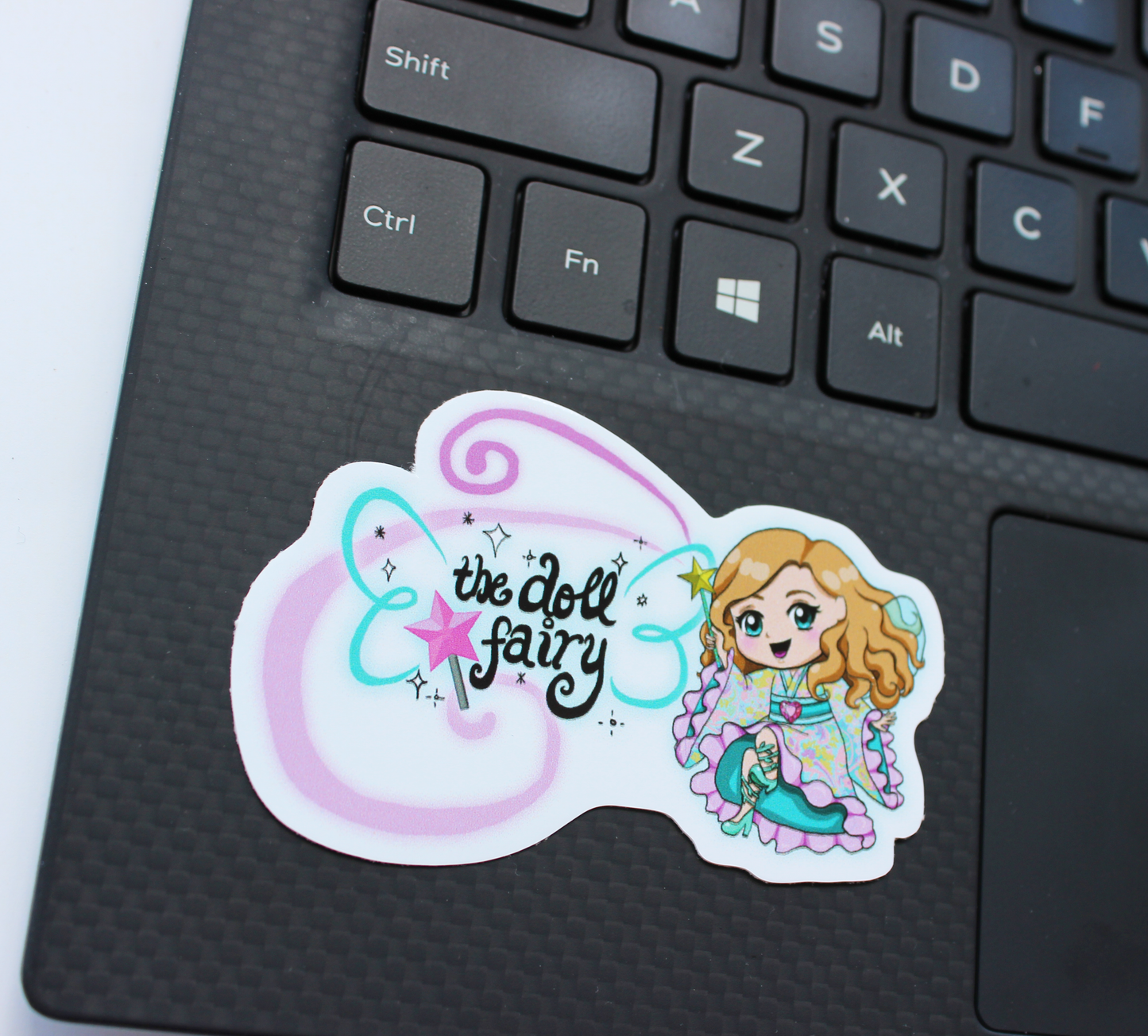 Doll Fairy Logo Vinyl Sticker - The Doll Fairy