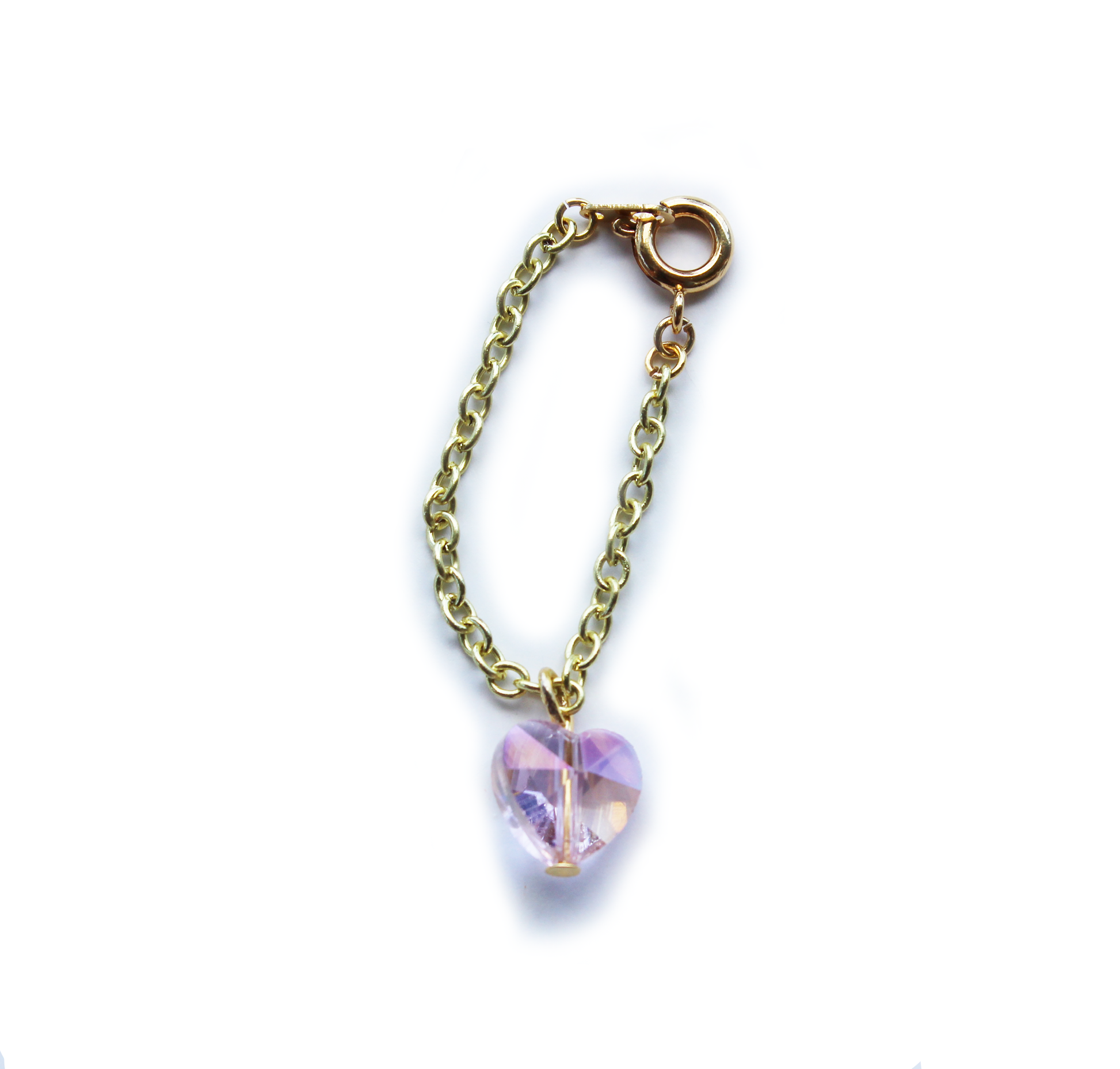 Doll Fairy Crystal Heart Necklace for Small Dolls - The Doll Fairy