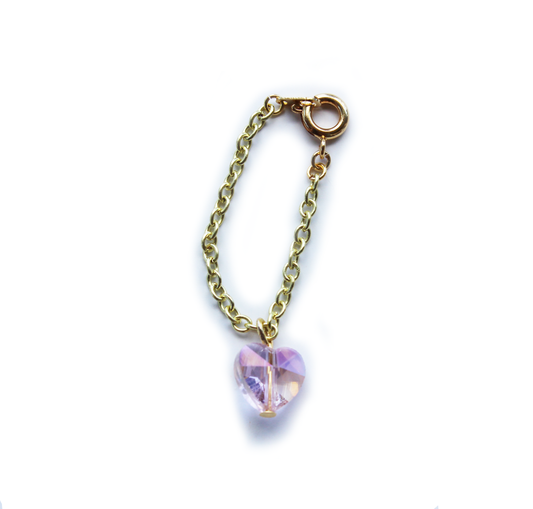 Doll Fairy Crystal Heart Necklace for Small Dolls - The Doll Fairy