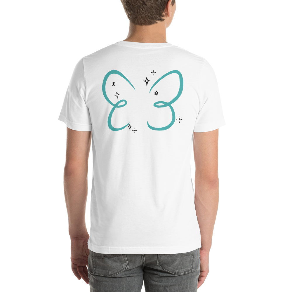 Doll Fairy Wings Short-Sleeve Unisex T-Shirt (White, Teal, Peach, Pink) - The Doll Fairy