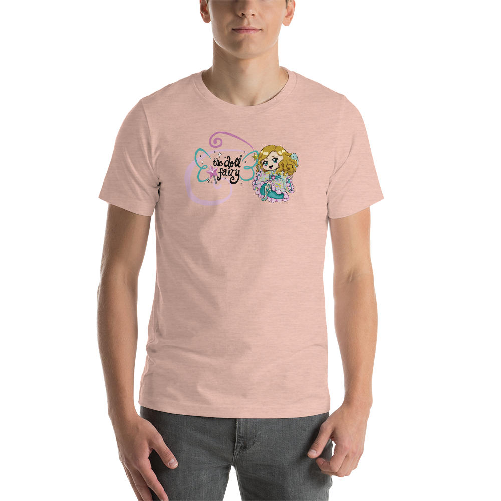 Doll Fairy Wings Short-Sleeve Unisex T-Shirt (White, Teal, Peach, Pink) - The Doll Fairy
