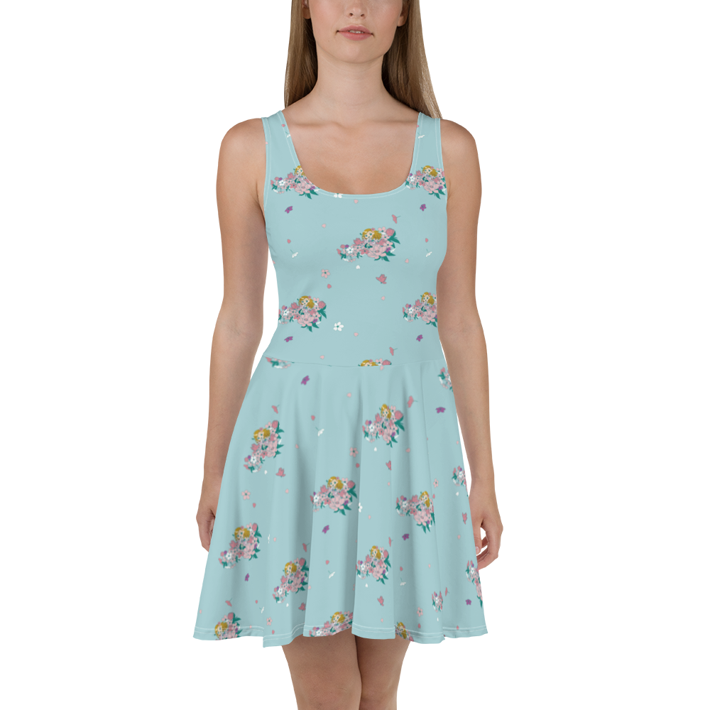 Doll Fairy Floral Skater Dress - The Doll Fairy