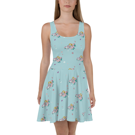 Doll Fairy Floral Skater Dress - The Doll Fairy