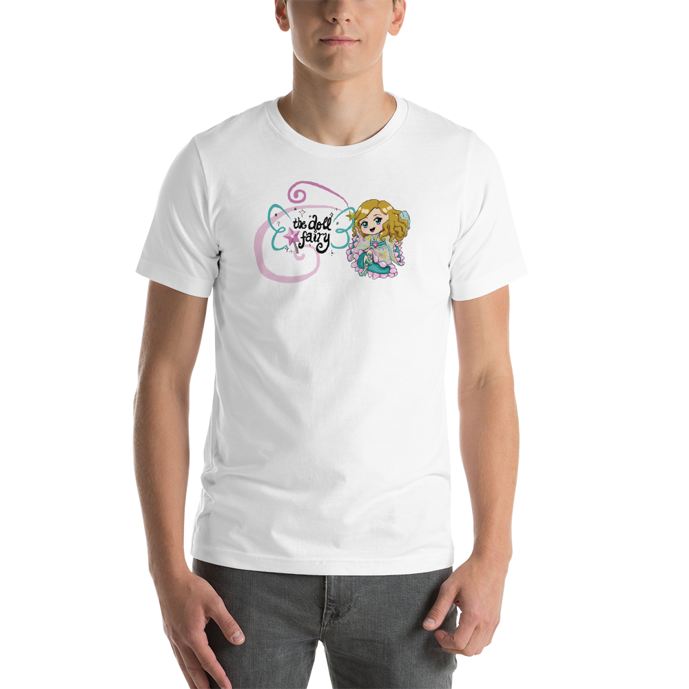 Doll Fairy Wings Short-Sleeve Unisex T-Shirt (White, Teal, Peach, Pink) - The Doll Fairy