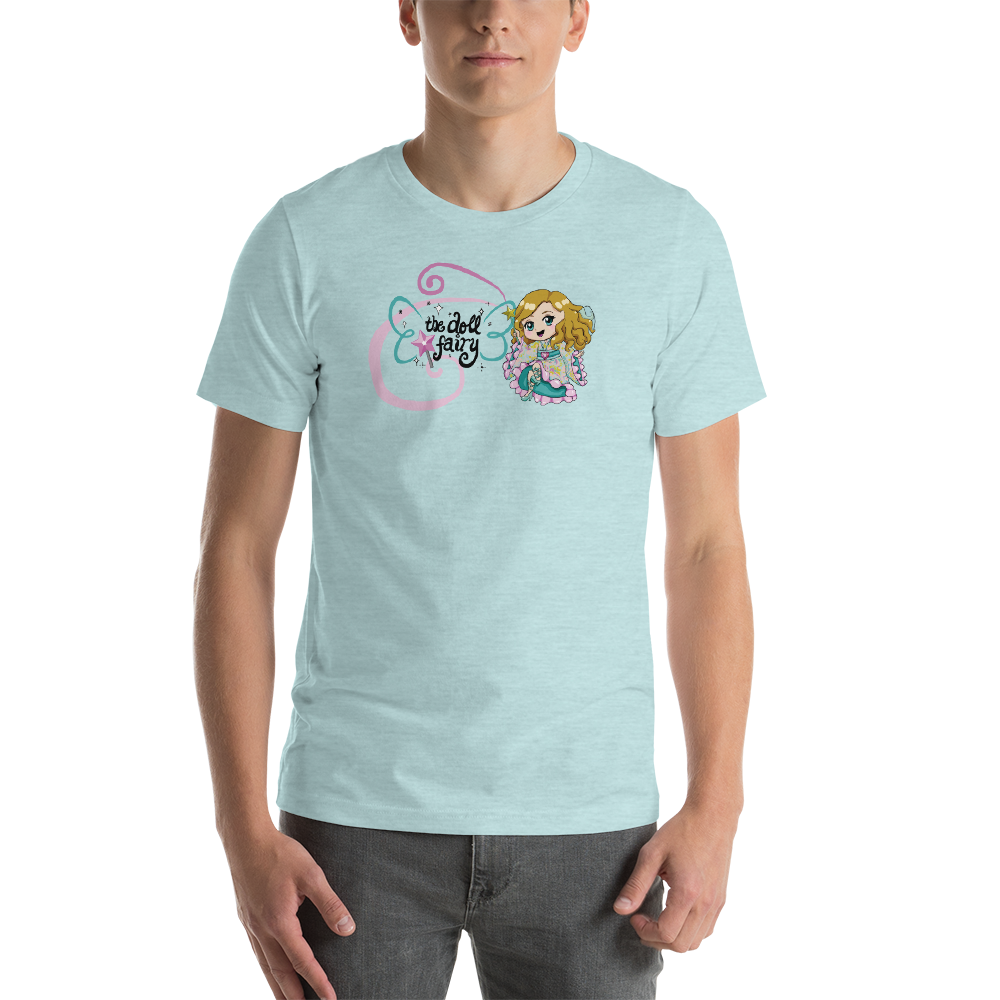 Doll Fairy Wings Short-Sleeve Unisex T-Shirt (White, Teal, Peach, Pink) - The Doll Fairy