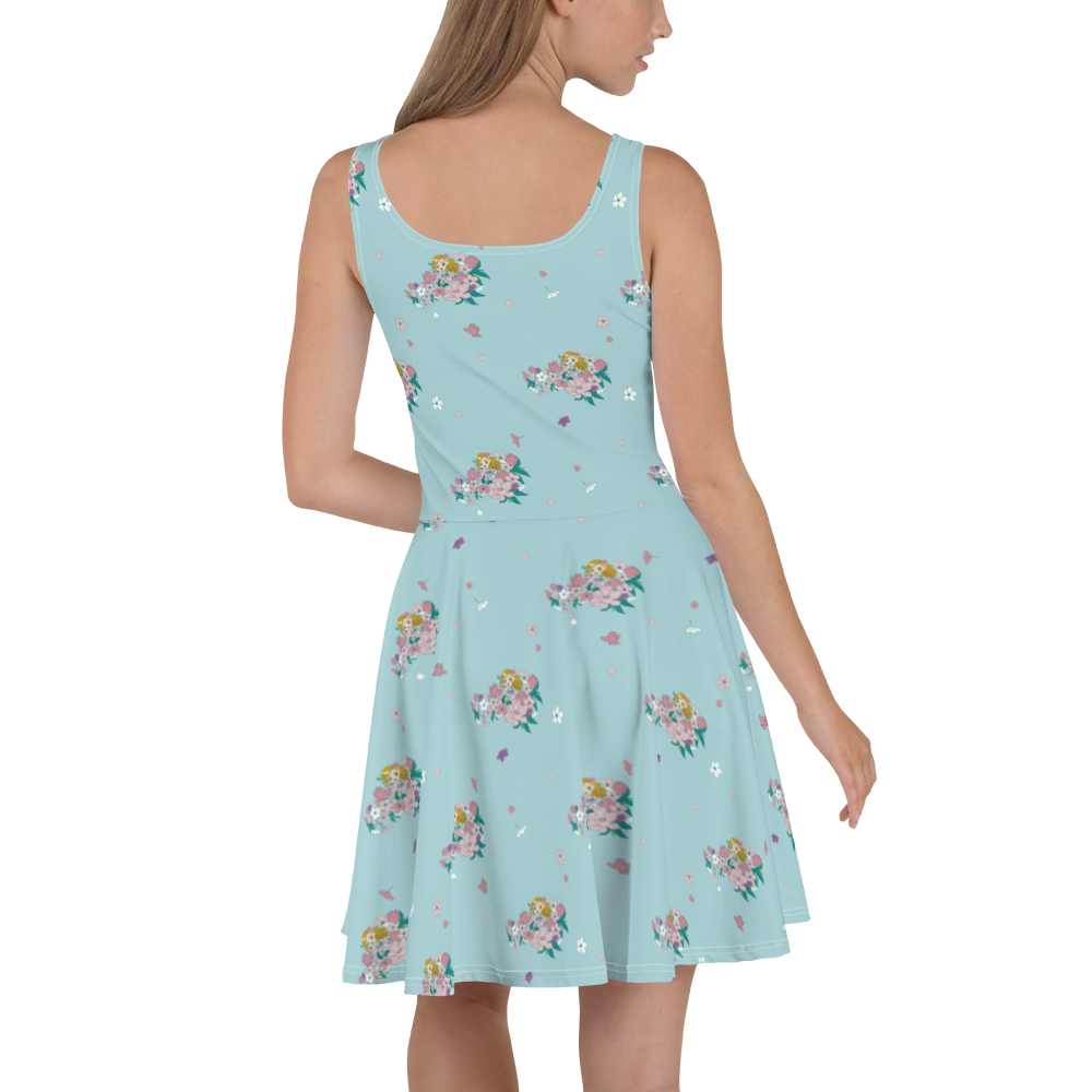 Doll Fairy Floral Skater Dress - The Doll Fairy
