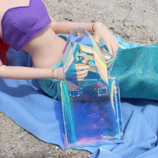 Mermaid Princessbound Iridescent Tote Bag and Clutch Set - The Doll Fairy