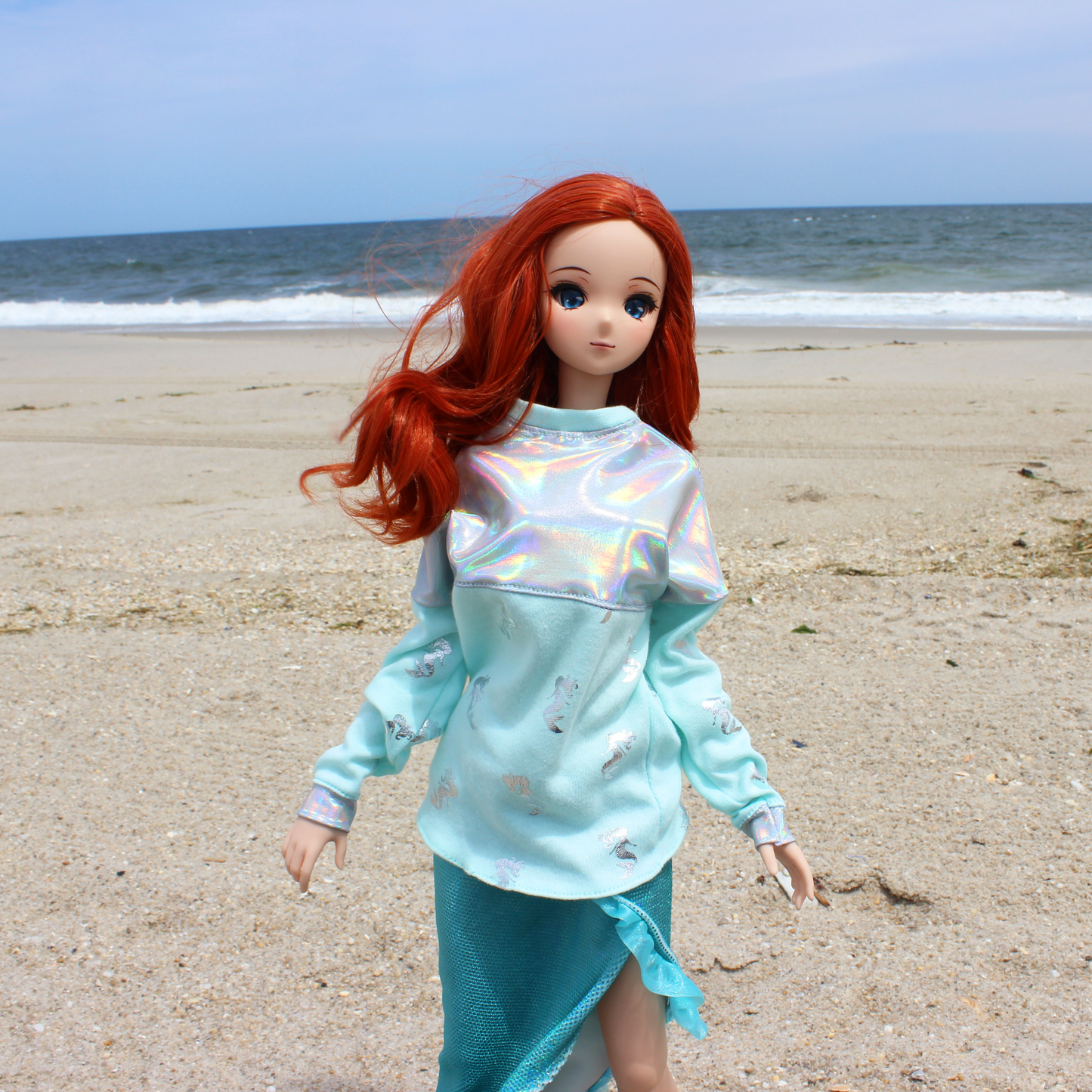 Mermaid Princessbound Holographic Hype Jersey - The Doll Fairy