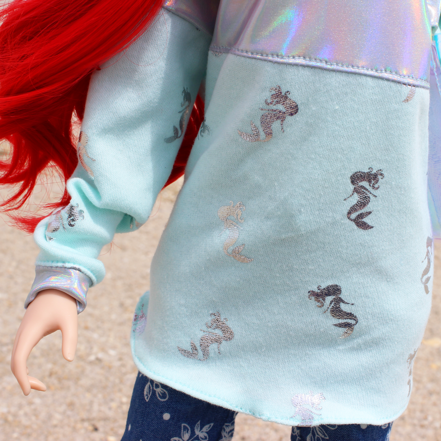 Mermaid Princessbound Holographic Hype Jersey - The Doll Fairy