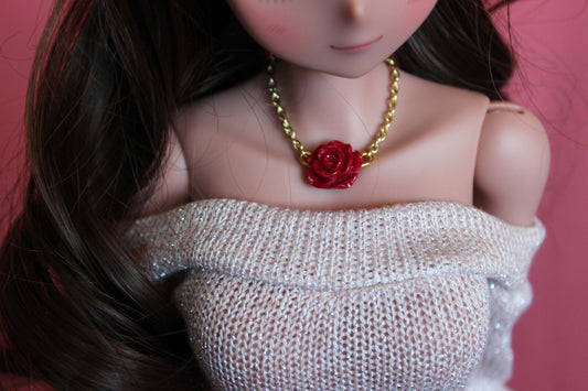 Rose Necklace for Smart Dolls - The Doll Fairy