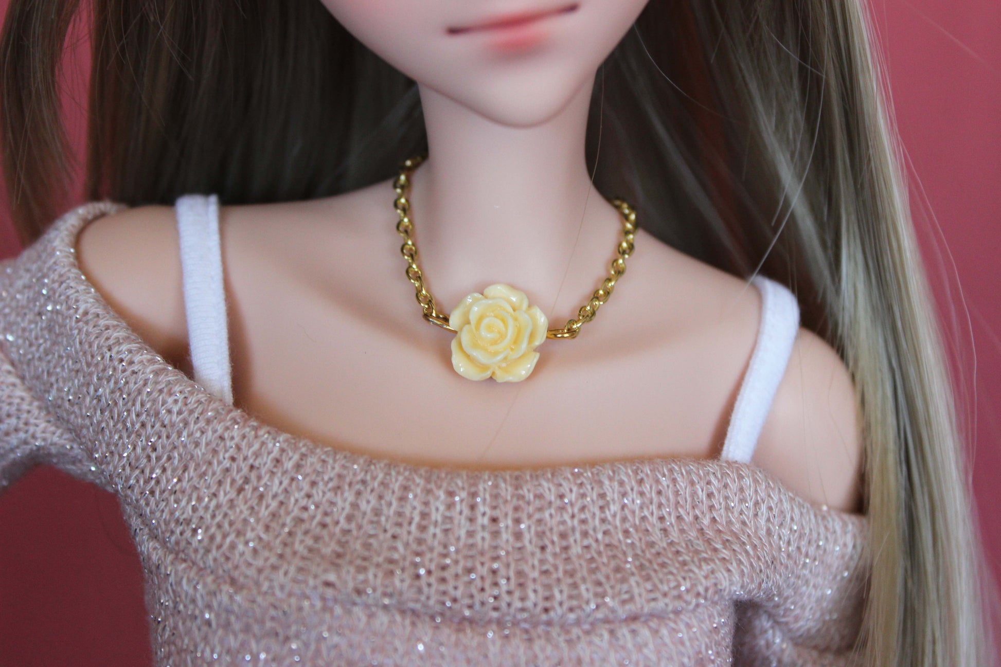 Rose Necklace for Smart Dolls - The Doll Fairy