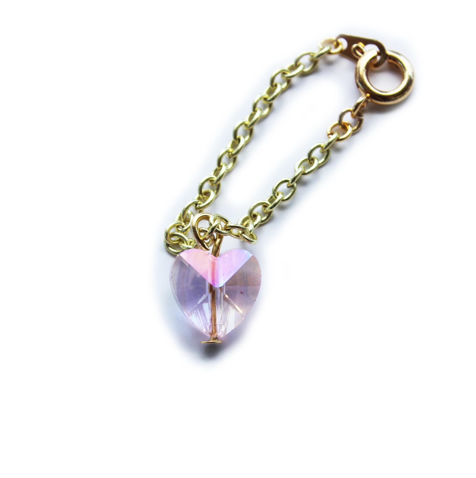 Doll Fairy Crystal Heart Necklace for Small Dolls - The Doll Fairy