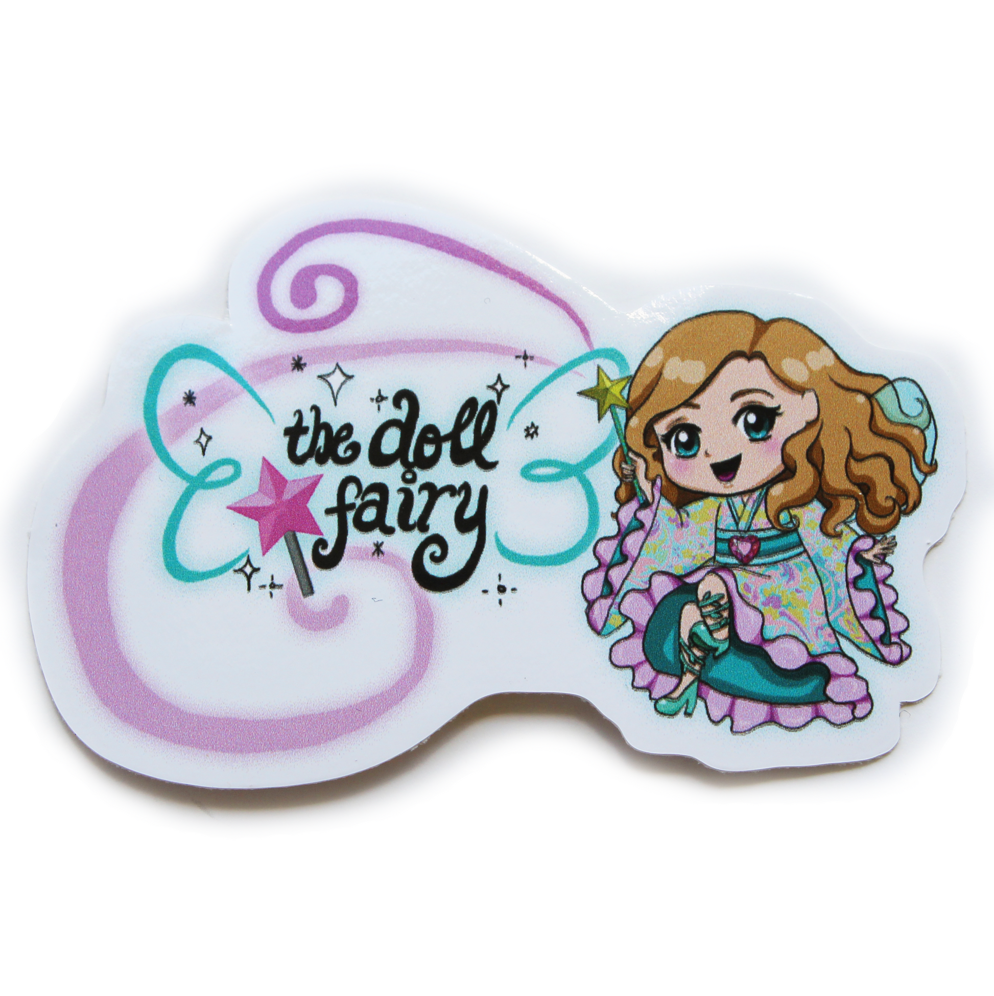Doll Fairy Logo Vinyl Sticker - The Doll Fairy
