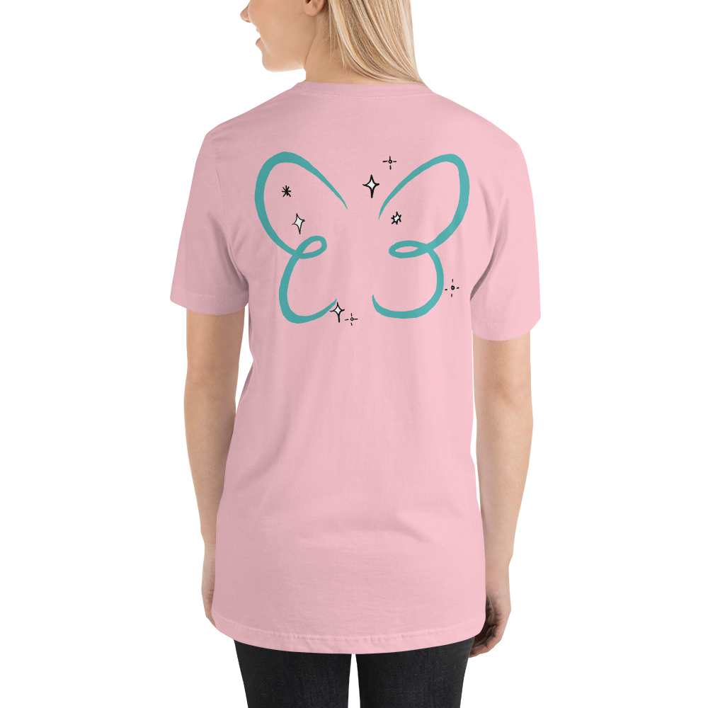 Doll Fairy Wings Short-Sleeve Unisex T-Shirt (White, Teal, Peach, Pink) - The Doll Fairy