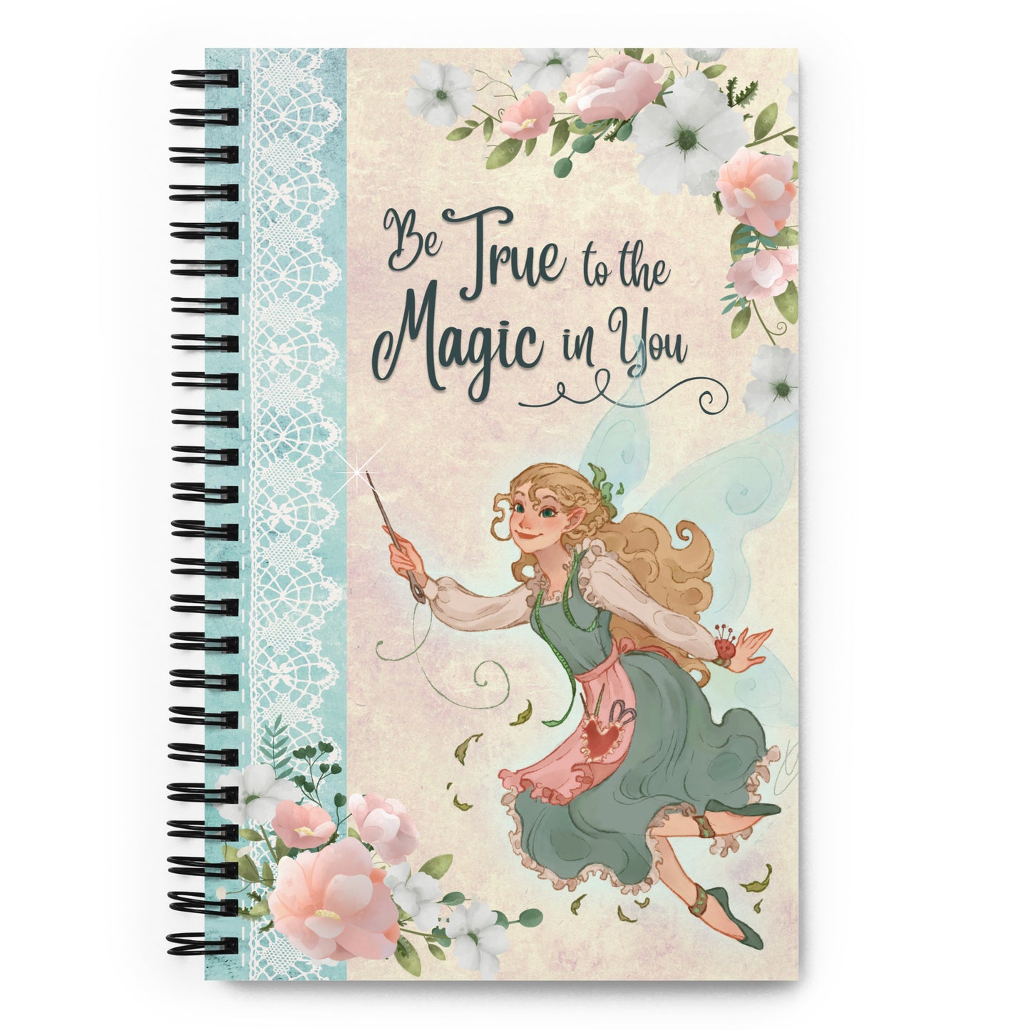"Be True to the Magic in You" Bullet Journal Spiral Notebook - The Doll Fairy